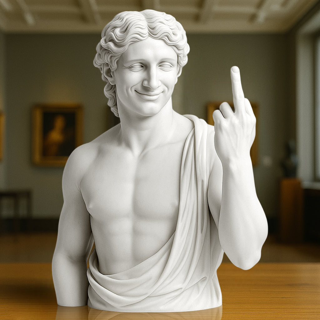 “Rebel Gods” - Busts of Apollo and Hercules