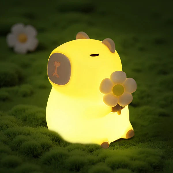 2024 Capybara Squishy Silicone Night Light