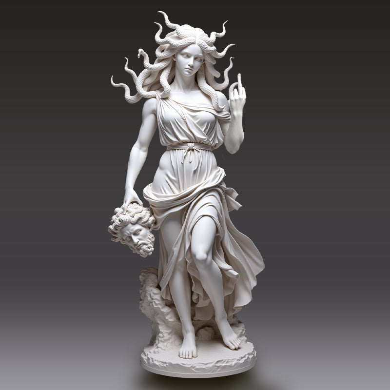 Medusa with Attitude - The original “Talk to the Hand” icon!