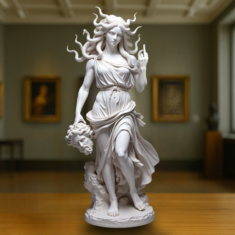 Medusa with Attitude - The original “Talk to the Hand” icon!