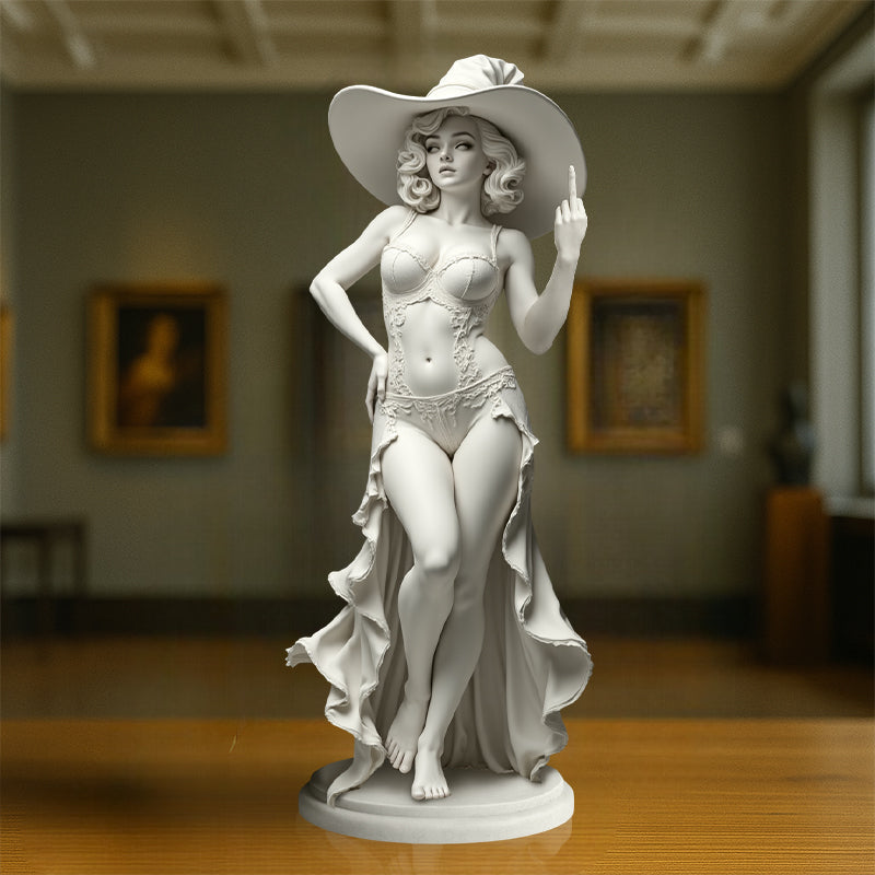 🎨✨Golden Diva with Attitude – The Original ‘Talk to the Hand’ Icon!