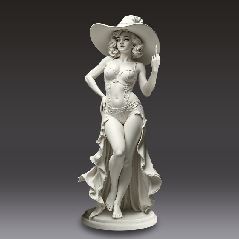 🎨✨Golden Diva with Attitude – The Original ‘Talk to the Hand’ Icon!