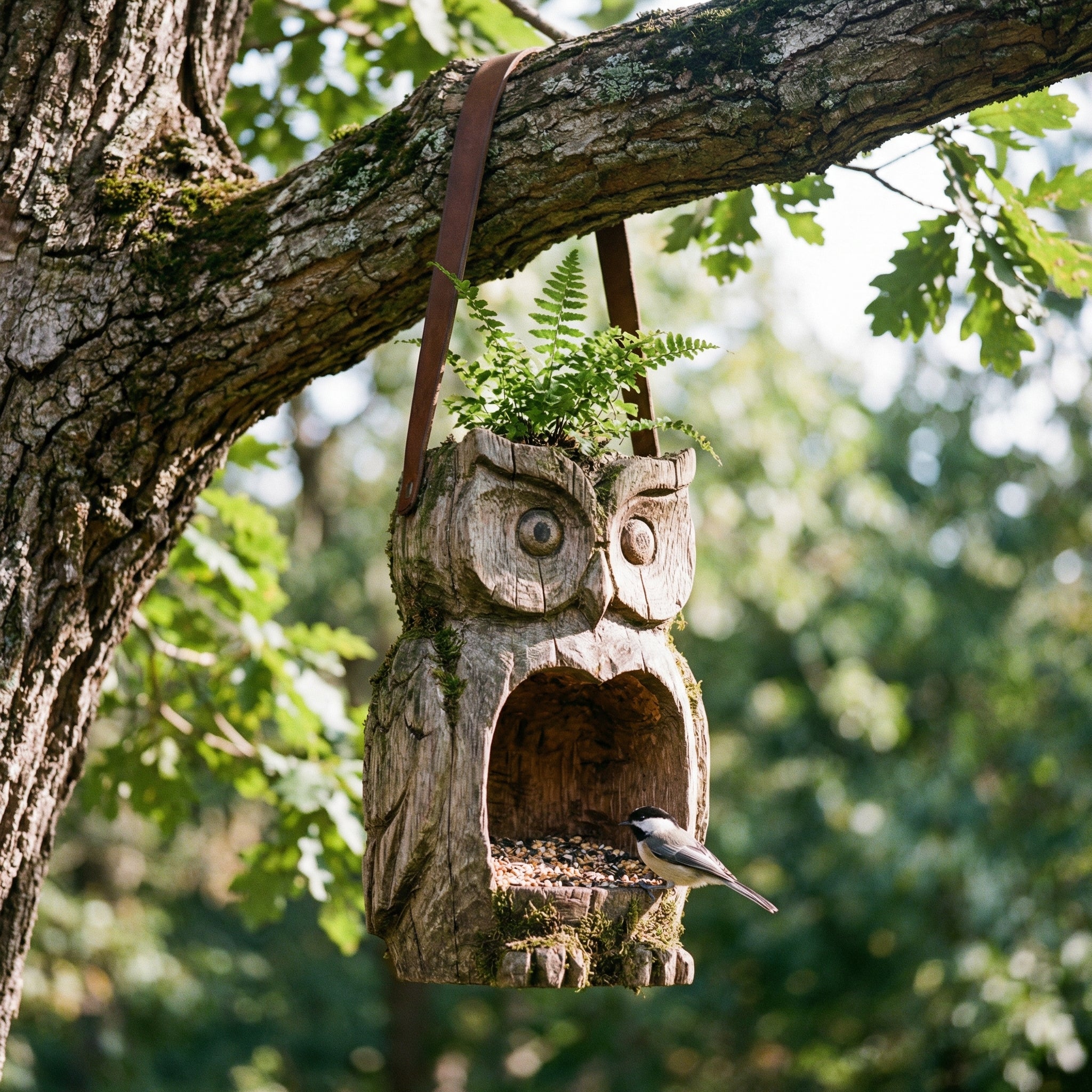 Early Spring Dual-Purpose Plant Owl Guardian
