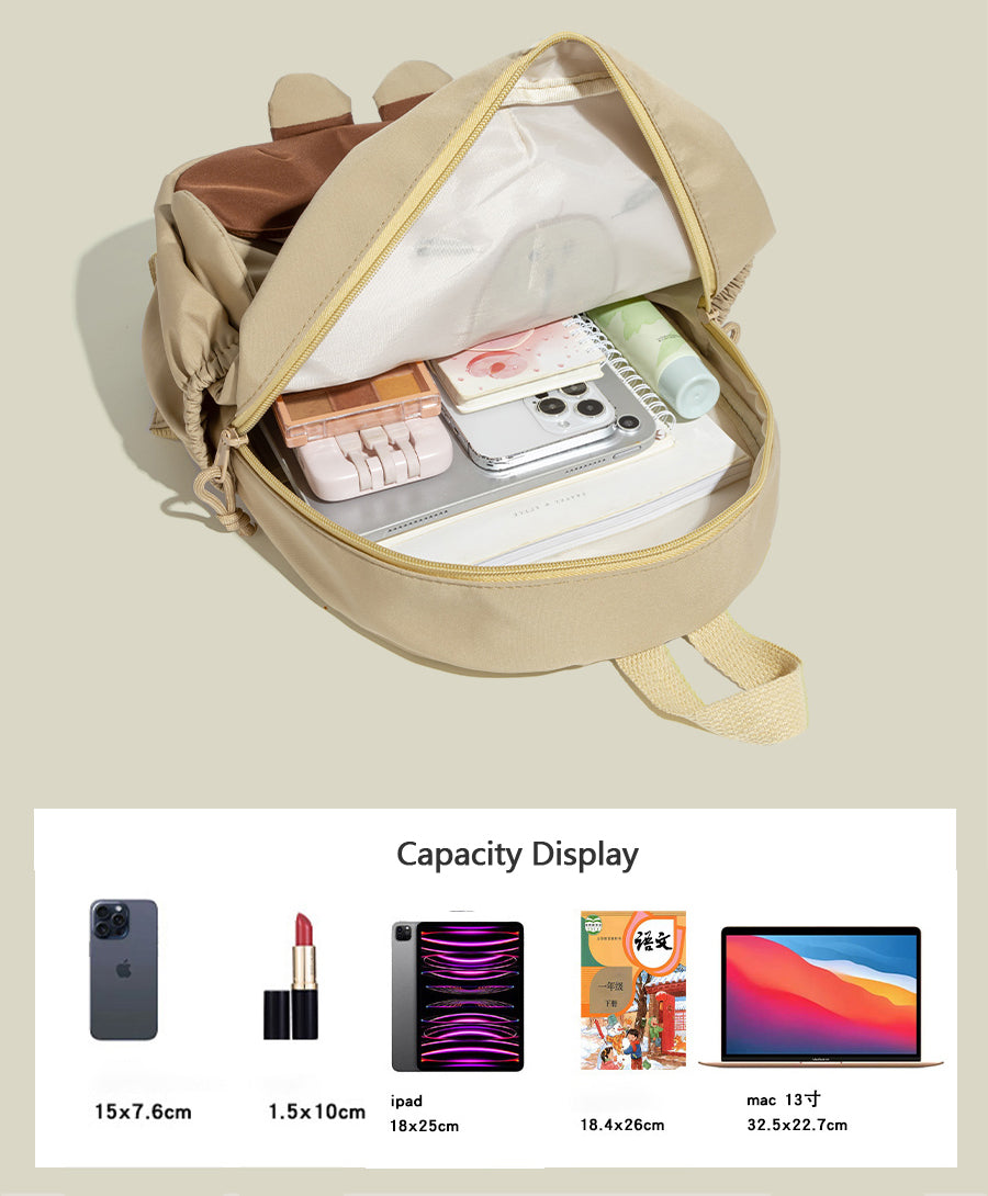 Cute Ugly Capibara Versatile Backpack