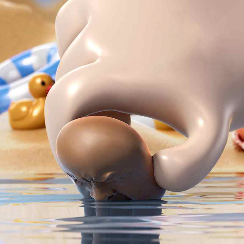 Funny Yawning Water Spray Trick Toys