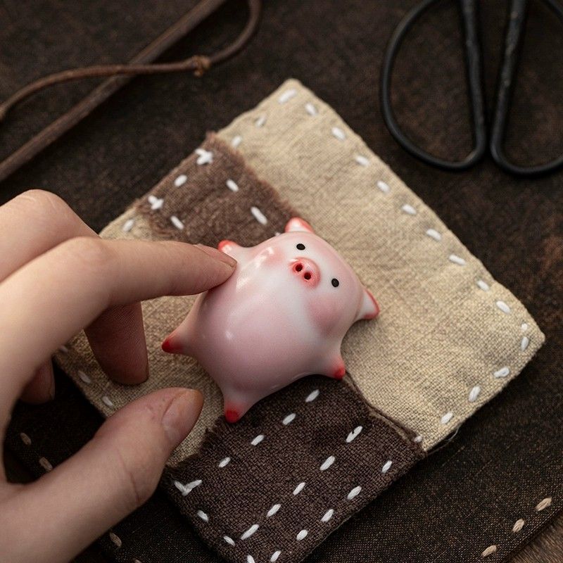 Piggy Bubble Tea Pet Piggy Ceramic Teacups
