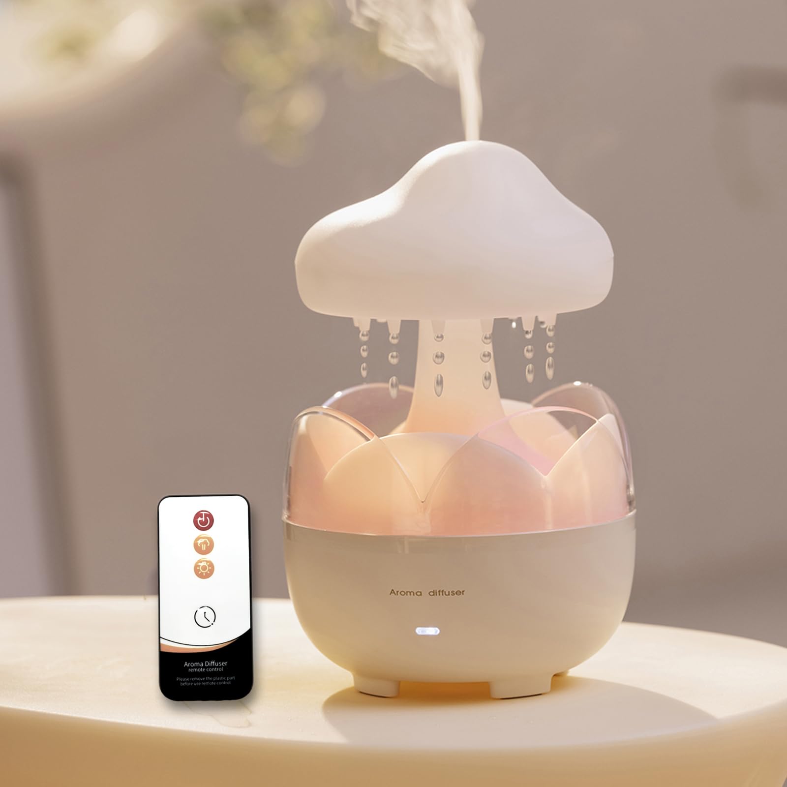 Raindrop Portable Humidifier Cloud Oil Diffuser 230ML