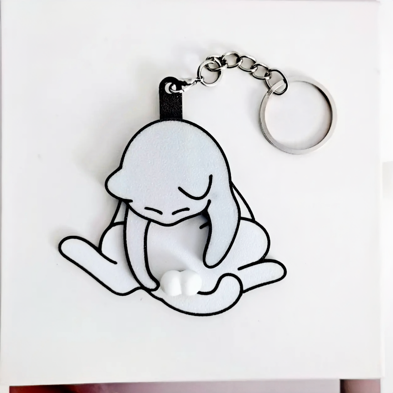 Trick or Treat Kitten Acrylic Keychain