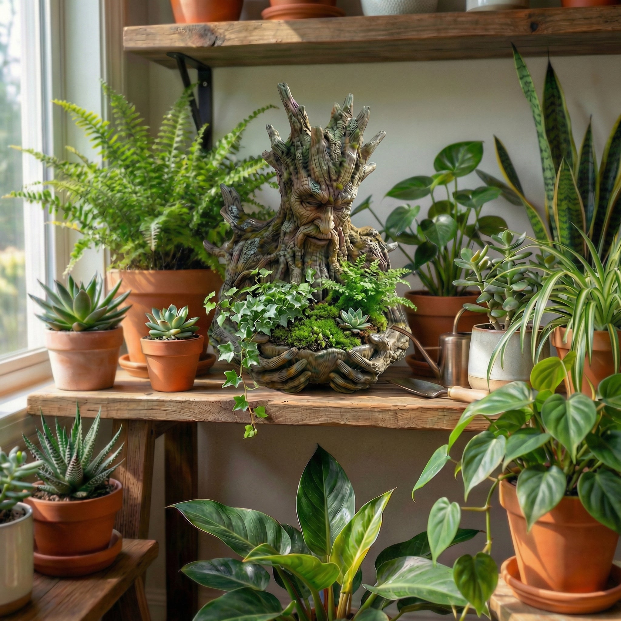 Bring Magic Home — A Guardian That Feeds Birds & Warms Your Garden - Not just a feeder. A quiet presence that stays.