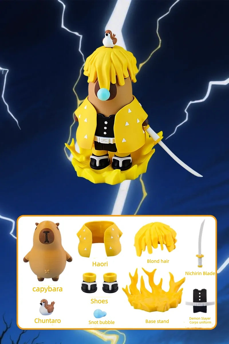 3D Printing KNY Capybara Magnetic Equipment Toy Set